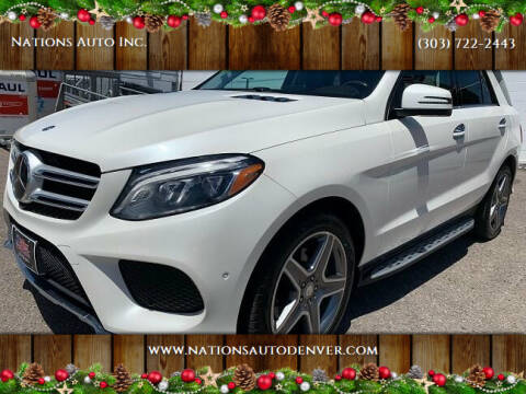 2016 Mercedes-Benz GLE for sale at Nations Auto Inc. in Denver CO