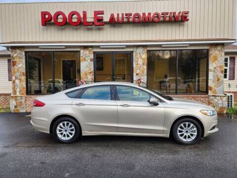2017 Ford Fusion for sale at Poole Automotive in Laurinburg NC