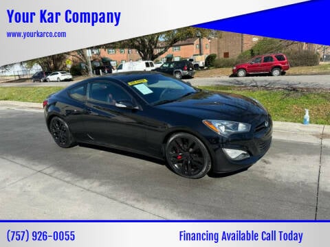 2016 Hyundai Genesis Coupe for sale at Your Kar Company in Norfolk VA