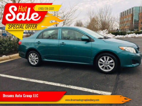 2010 Toyota Corolla for sale at Dreams Auto Sales LLC in Leesburg VA