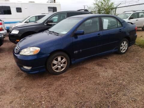 2004 Toyota Corolla for sale at PYRAMID MOTORS - Fountain Lot in Fountain CO