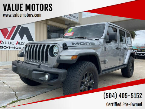 Jeep Wrangler Unlimited For Sale in Kenner, LA - VALUE MOTORS