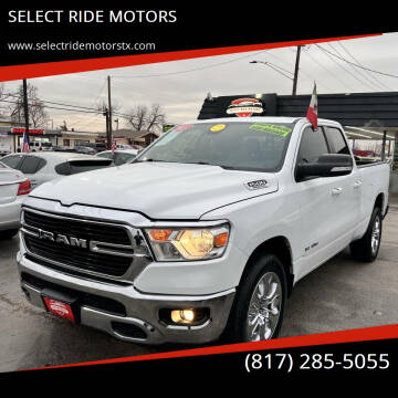 2022 RAM 1500 for sale at SELECT RIDE MOTORS in Arlington TX