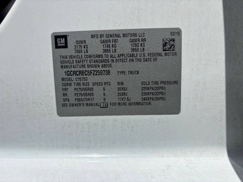 2015 Chevrolet Silverado 1500 LT