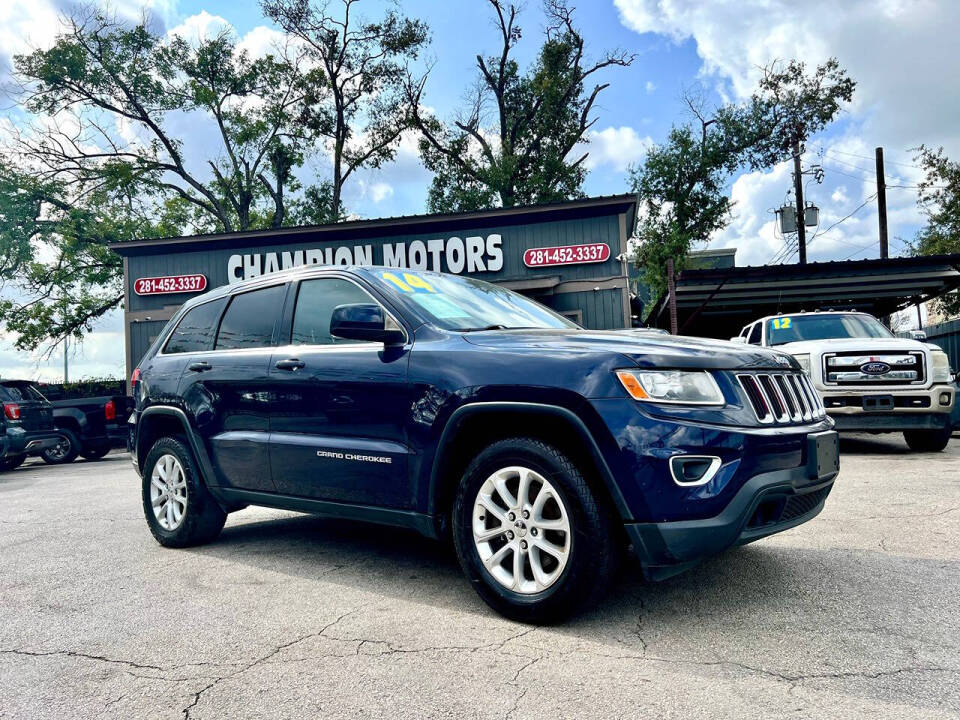 2014 Jeep Grand Cherokee for sale at Champion Motors in Channelview, TX