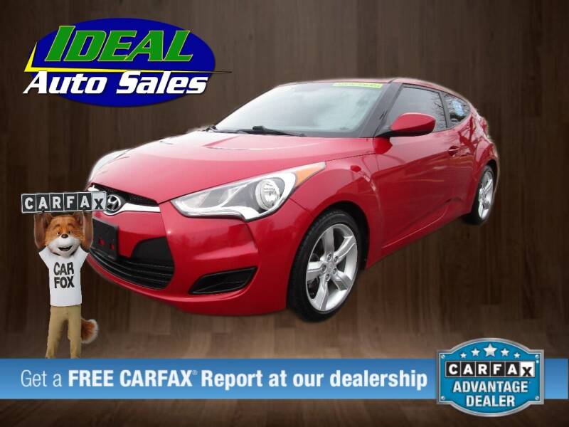 2014 Hyundai Veloster for sale at Ideal Auto Sales, Inc. in Waukesha WI
