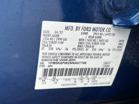 2022 Ford Explorer Hybrid Limited