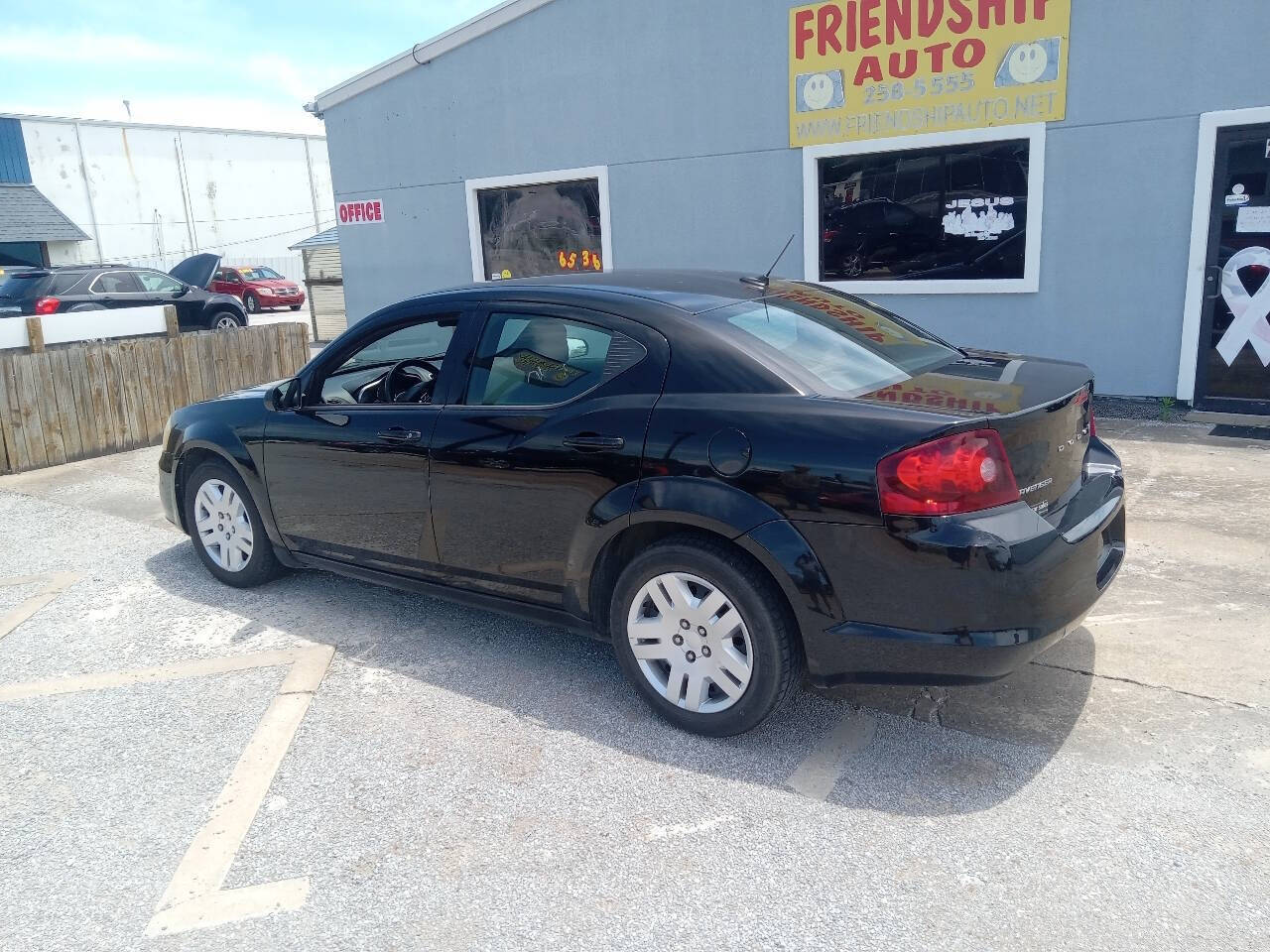 Black 2012 Dodge Avenger SE SE 4dr Sedan 2