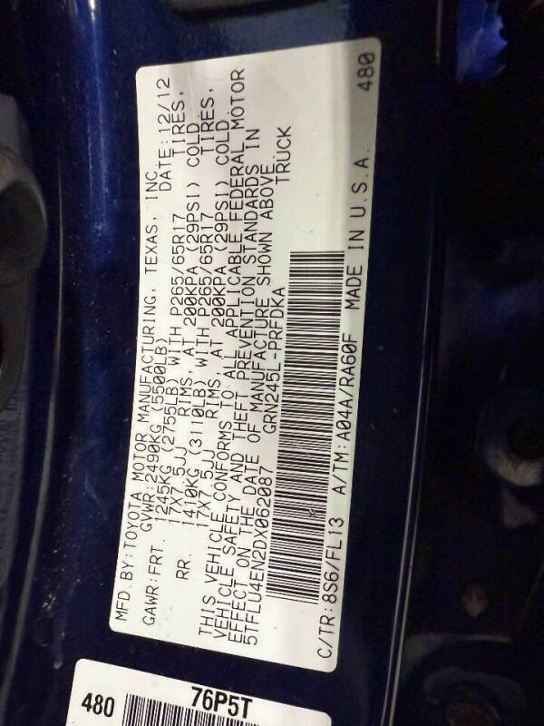 2013 Toyota Tacoma V6