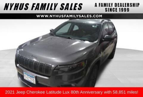 2021 Jeep Cherokee for sale at Nyhus Family Sales in Perham MN
