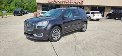 2013 GMC Acadia for sale at WHOLESALE AUTO GROUP in Mobile AL