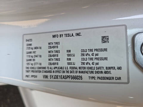 2023 Tesla Model 3