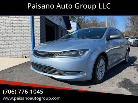 2015 Chrysler 200 for sale at Paisano Auto Group LLC in Cornelia GA