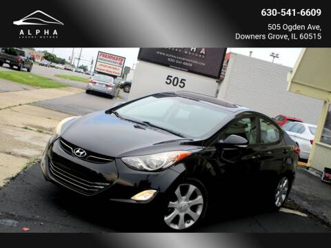 2013 Hyundai Elantra for sale at Alpha Luxury Motors in Downers Grove IL