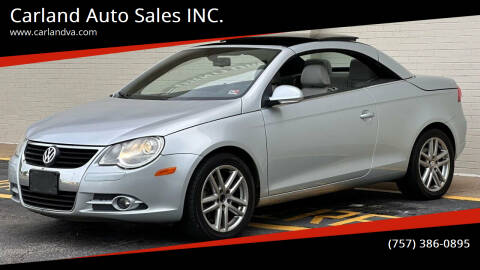 2008 Volkswagen Eos for sale at Carland Auto Sales INC. in Portsmouth VA