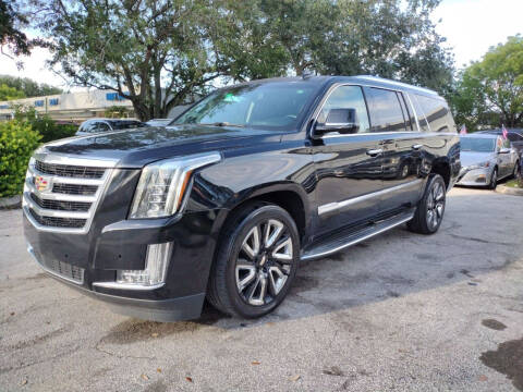 2016 Cadillac Escalade ESV for sale at Auto World US Corp in Plantation FL