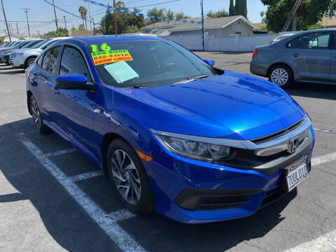 2016 Honda Civic for sale at ROMO'S AUTO SALES in Los Angeles CA