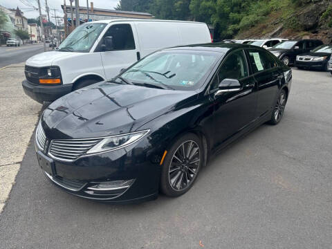 2016 Lincoln MKZ for sale at Diehl's Auto Sales in Pottsville PA