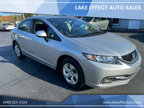 2013 Honda Civic for sale at Lake Effect Auto Sales in Chardon OH