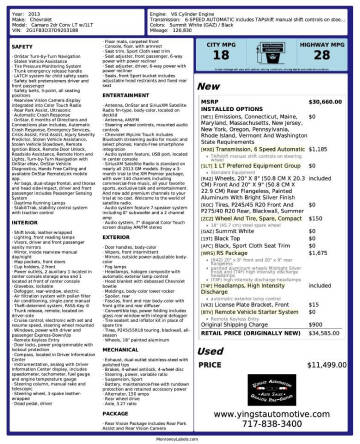 2013 Chevrolet Camaro LT