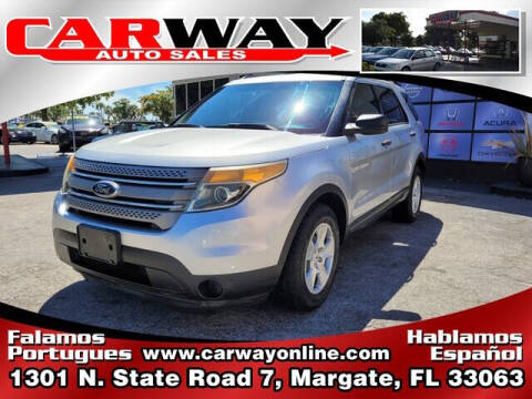 2014 Ford Explorer for sale at CARWAY Auto Sales in Margate FL