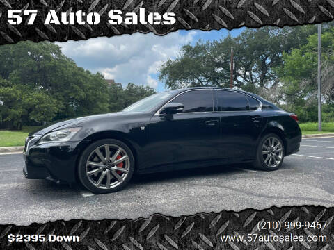 2015 Lexus GS 350 for sale at 57 Auto Sales in San Antonio TX