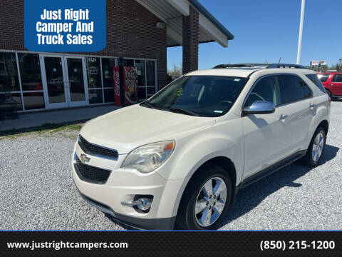 2013 Chevrolet Equinox for sale at Just Right Camper And Truck Sales in Panama City FL