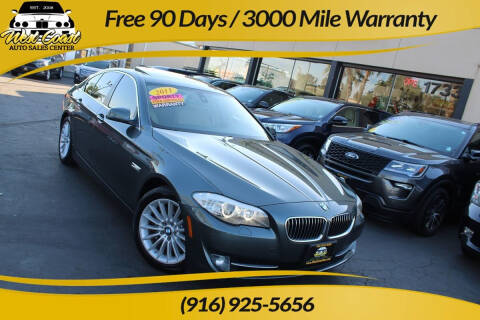 2011 BMW 5 Series for sale at West Coast Auto Sales Center in Sacramento CA