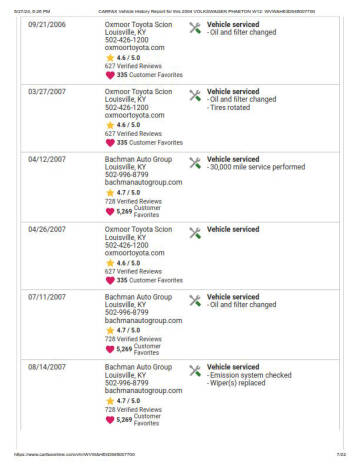 2004 Volkswagen Phaeton Premiere Edition W12