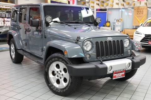 2015 Jeep Wrangler Unlimited for sale at Windy City Motors in Chicago IL