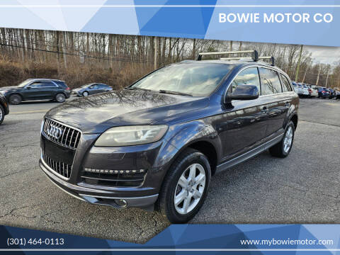 2013 Audi Q7 for sale at Bowie Motor Co in Bowie MD