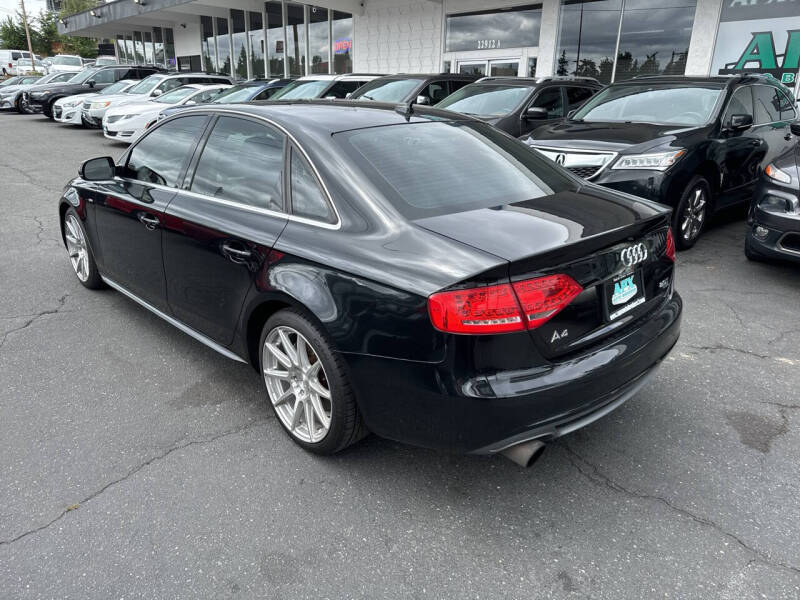 Used 2012 Audi A4 Premium with VIN WAUHFAFL2CN001034 for sale in Edmonds, WA