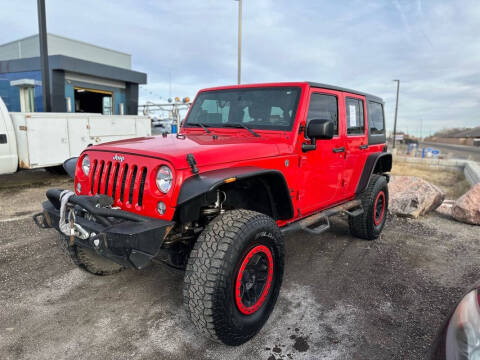 2016 Jeep Wrangler Unlimited for sale at Discount Motors in Pueblo CO