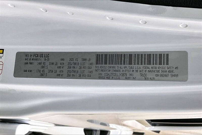 2020 Jeep Gladiator Overland