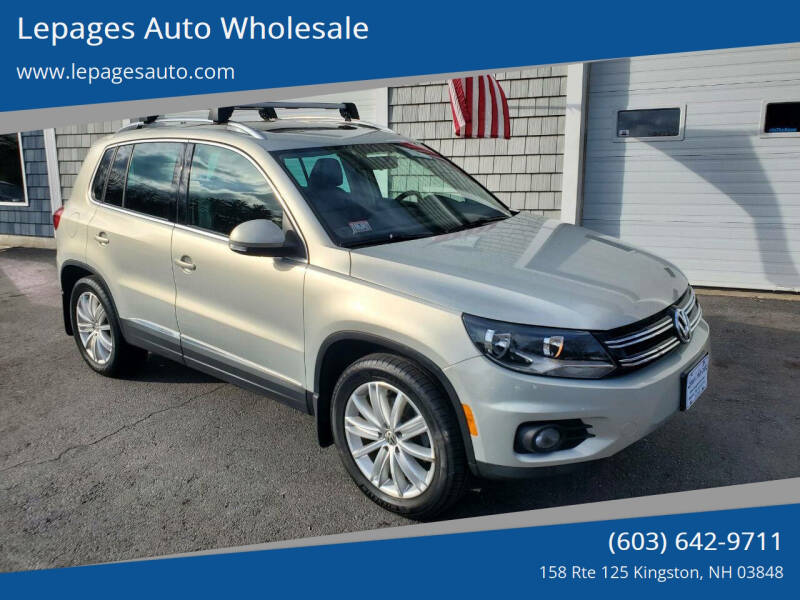 2014 Volkswagen Tiguan for sale at Lepages Auto Wholesale in Kingston NH