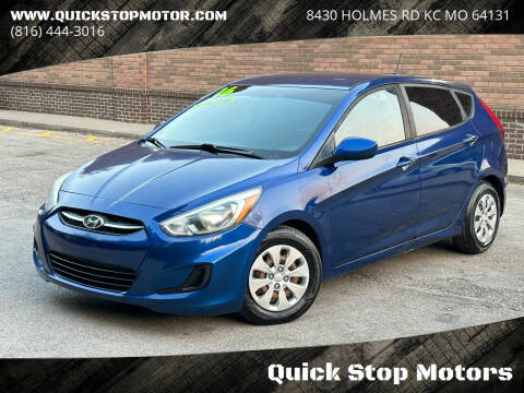 2016 Hyundai Accent for sale at Quick Stop Motors in Kansas City MO