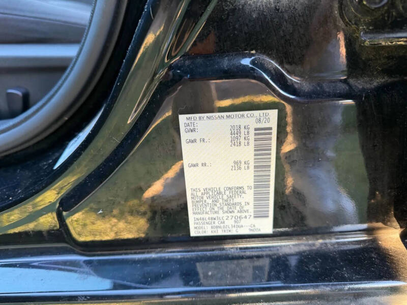 2020 Nissan Altima 2.5 S