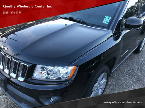 2012 Jeep Compass for sale at Quality Wholesale Center Inc in Baton Rouge LA