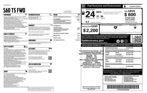 2013 Volvo S60 T5 Premier