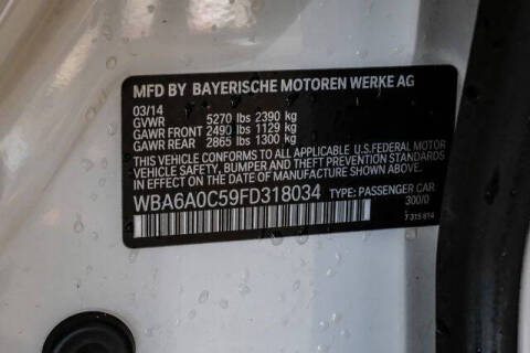 2015 BMW 6 Series 640i Gran Coupe