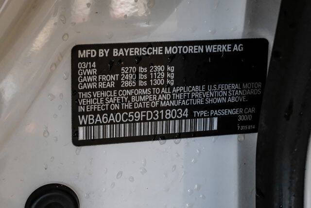 2015 BMW 6 Series 640i Gran Coupe