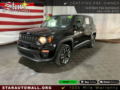 2020 Jeep Renegade for sale at STAR AUTO MALL 512 in Bethlehem PA