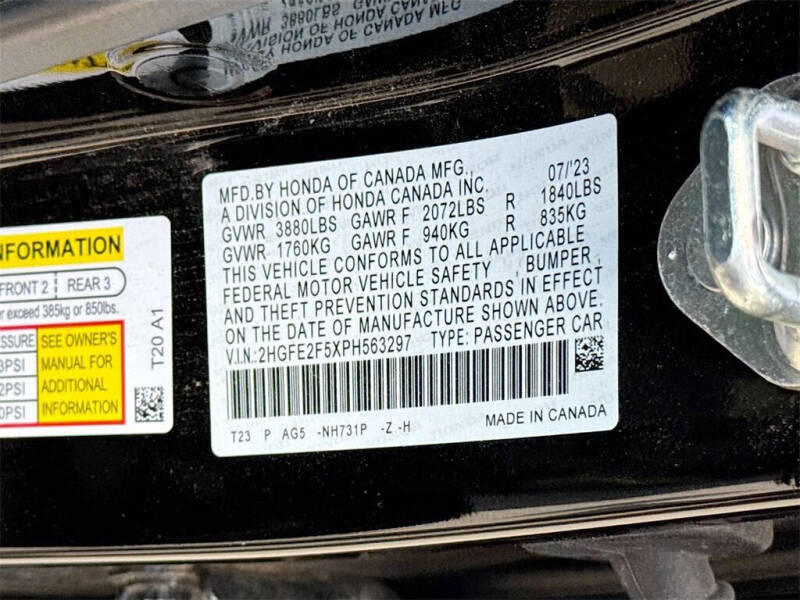 2023 Honda Civic Sport