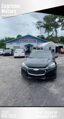 2015 Chevrolet Malibu for sale at Supreme Motors in Leesburg FL