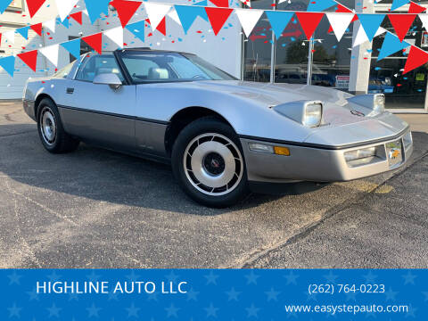 1984 Chevrolet Corvette for sale at HIGHLINE AUTO LLC in Kenosha WI