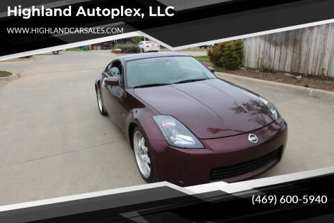 2003 Nissan 350Z for sale at Highland Autoplex, LLC in Dallas TX