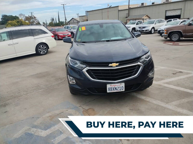 2018 Chevrolet Equinox for sale at CALIFORNIA AUTO SALES #2 in Livingston CA