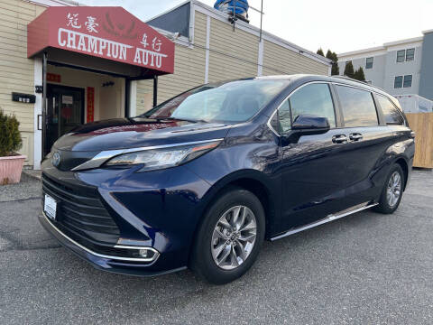 2022 Toyota Sienna for sale at Champion Auto LLC in Quincy MA