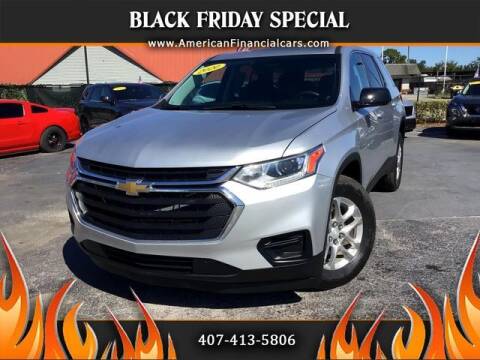 2020 Chevrolet Traverse for sale at American Financial Cars in Orlando FL