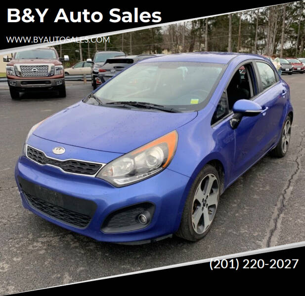 2013 Kia Rio 5-Door for sale at B&Y Auto Sales in Hasbrouck Heights NJ